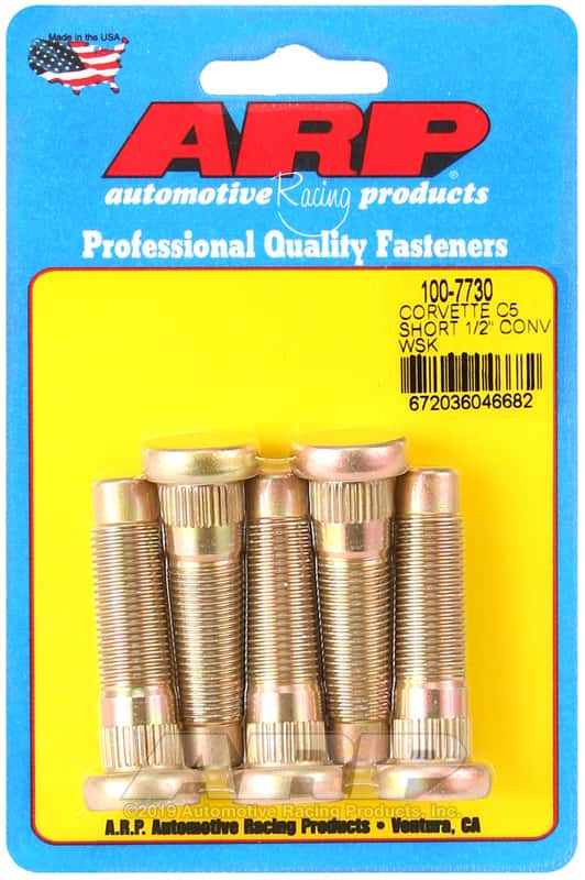 ARP — ARP Chevrolet Corvette C5 Short 1/2in Conversion Wheel Stud Kit - view 1