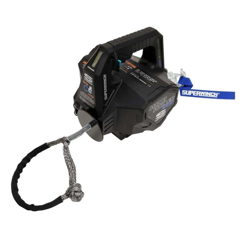 Superwinch — Superwinch Hand Hauler 1000 Winch 24 VDC 1000 lbs Line Pull Soft Shackle Rope End Safely - view 3
