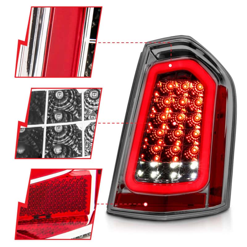 ANZO — ANZO 11-14 Chrysler 300 LED Taillights Chrome w/ Sequential
Tail Light Set
LED Taillights - view 10