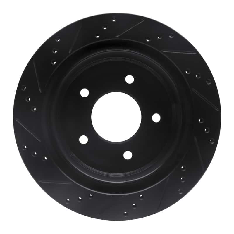 R1 Concepts — R1 04-06 Ford E-150 Club Wagon Rear Right Drilled & Slotted Black Brake Rotor
R1 Brake Rotor Drill - view 5