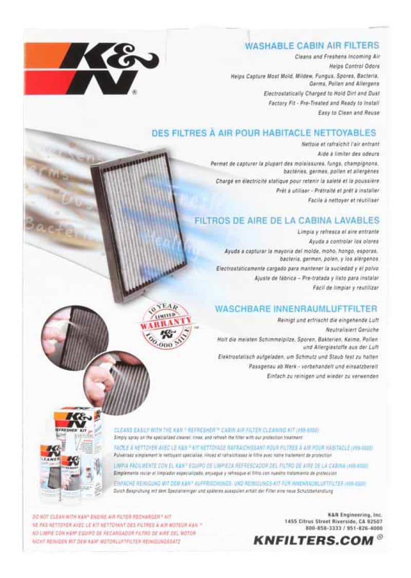 K&N Engineering — K&N Replacement Cabin Air Filter - view 6