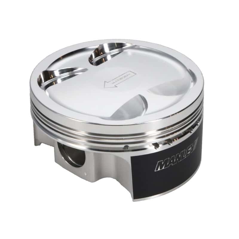 Manley Performance — Manley 04+ Subaru WRX/STi (EJ257) 83mm Stroker 100.0mm +.50mm Size Bore 9.8:1 Dish Piston Set
Piston Set - view 4