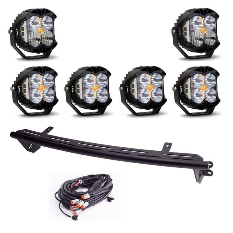 Baja Designs — Baja Designs 23+ Ford Super Duty LP4 Bull Bar Light Kit w/ Upfitter - view 1