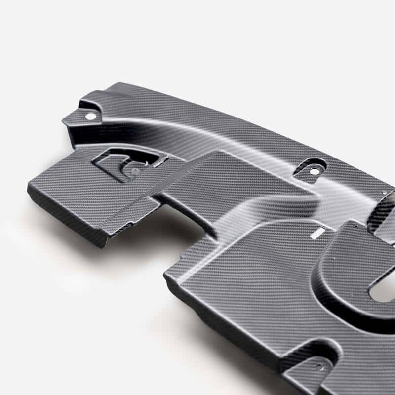 Seibon — Seibon 23-24 Toyota GR Corolla Carbon Fiber Cooling Plate - Matte Finish - view 4