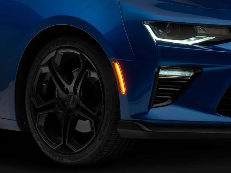 Raxiom — Raxiom 16-23 Chevrolet Camaro Axial Series LED Front and Rear Side Markers- Clear
Lights - view 1