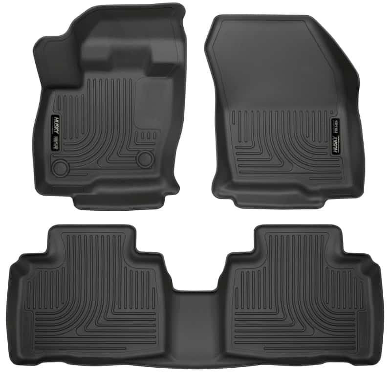 Husky Liners — Husky Liners 2015 Ford Edge WeatherBeater Front & 2nd Row Combo Black Floor Liners
Floor Liners - view 1