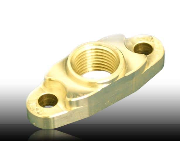 BLOX Racing — BLOX Racing Billet Oil Drain Flange - view 1