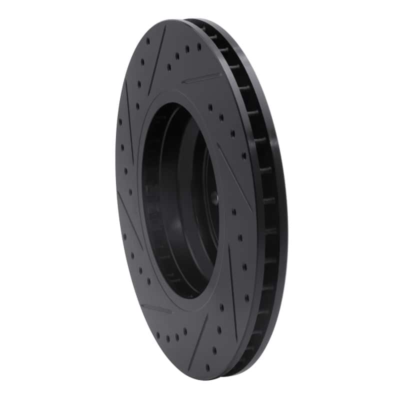 R1 Concepts — R1 07-15 BMW 335I Front Right Drilled & Slotted Black Brake Rotor
R1 Brake Rotor Drill - view 4