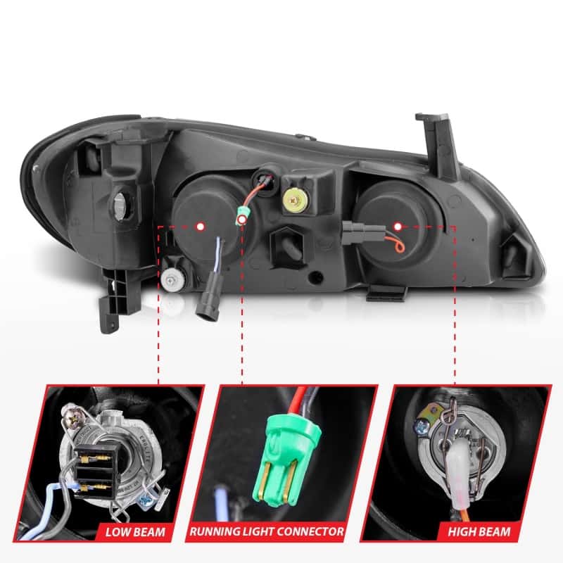 ANZO — ANZO 2000-2004 Infiniti I30 Projector Headlights w/ Halo Chrome
Head Light Set
HdLtSet - view 6