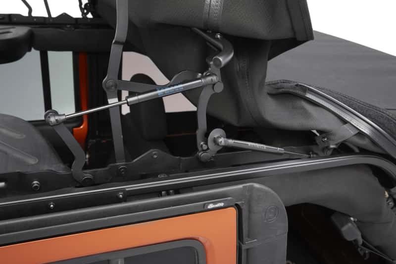 Bestop — Bestop 07-18 Jeep Wrangler JK 4-Door Supertop Ultra (Premium Black Twill)
Supertop Ultra - view 12