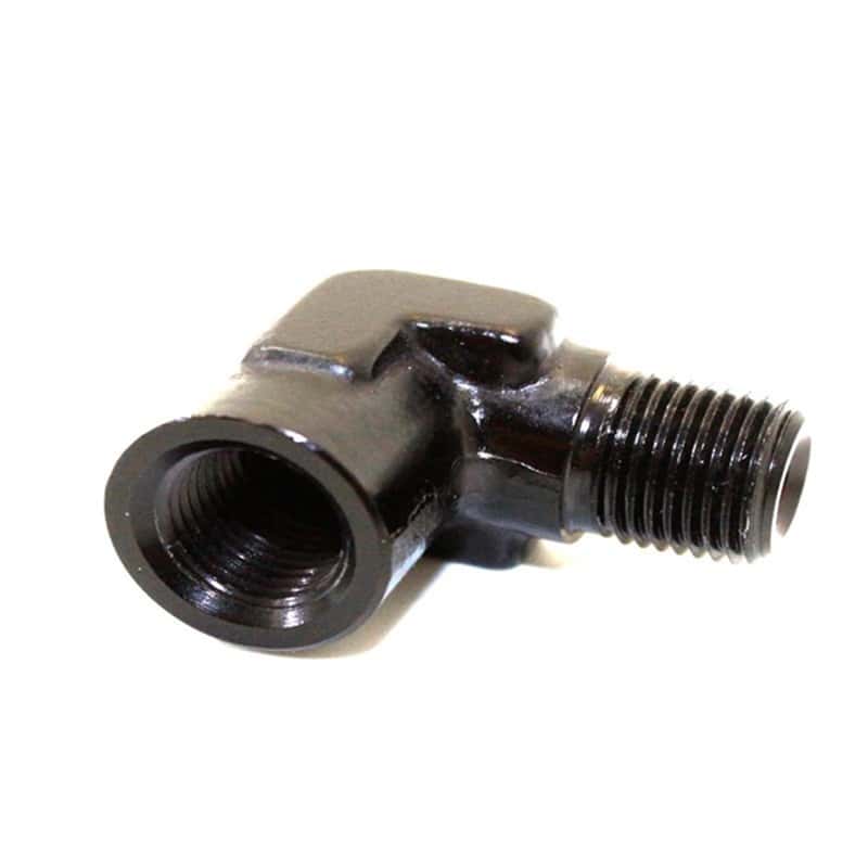 Nitrous Express — Nitrous Express 1/8MPT x 1/8FPT 90
Hydraulic Hose
AdptFitting - view 1