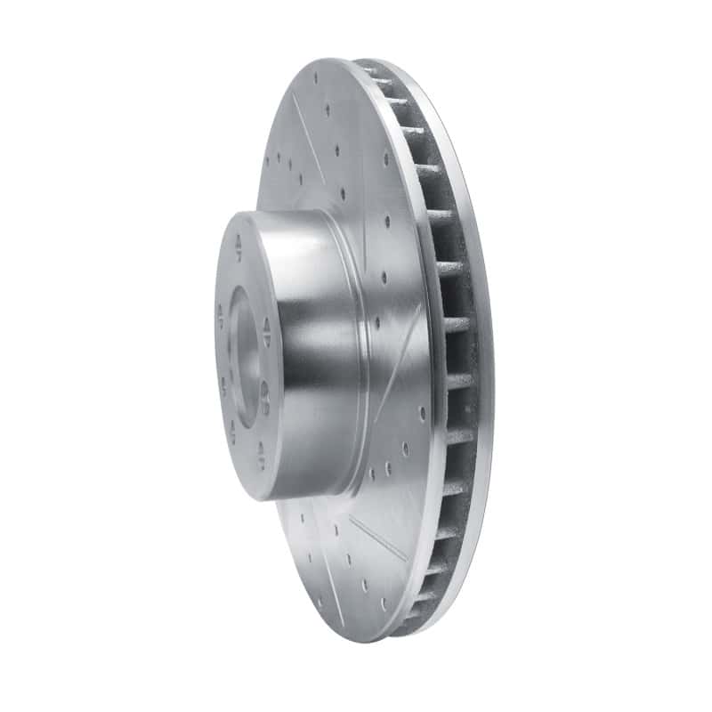 R1 Concepts — R1 00-03 BMW 530I Front Right Drilled & Slotted Silver Brake Rotor
R1 Brake Rotor Drill - view 2