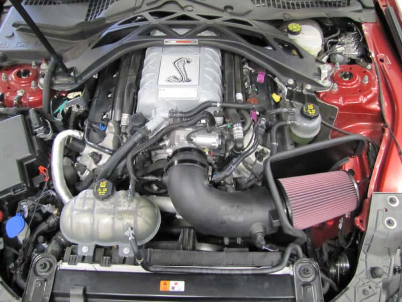 K&N Engineering — K&N 20-21 Ford Mustang GT500 5.2L V8 AirCharger Performance Intake
Air Intake System - view 3