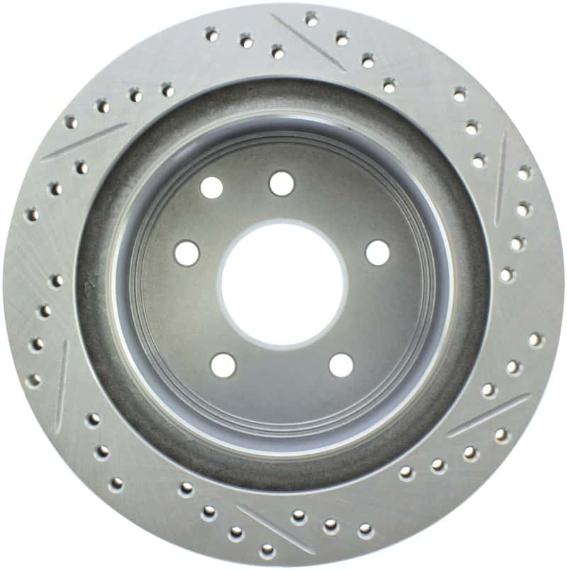 Stoptech — StopTech Select Sport Nissan Slotted and Drilled Right Rear Rotor
Drill/Slotted Rotor - view 2