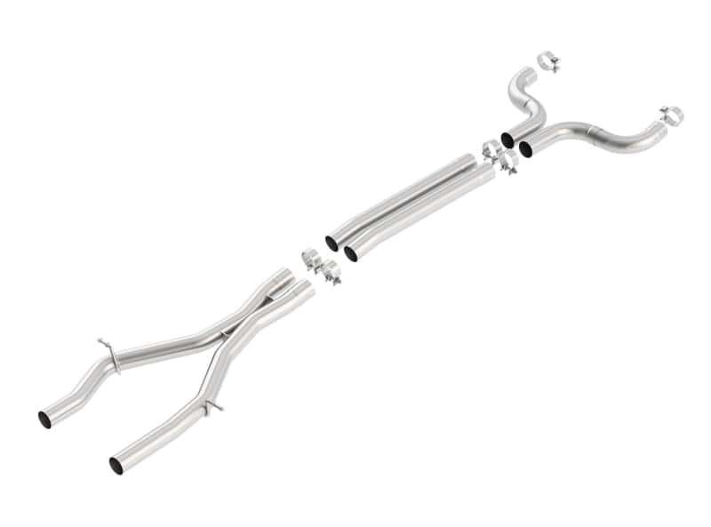 Borla — Borla 2016 Camaro SS 6.2L V8 X-Pipe w/ Mid Pipes
X-Pipe - view 1