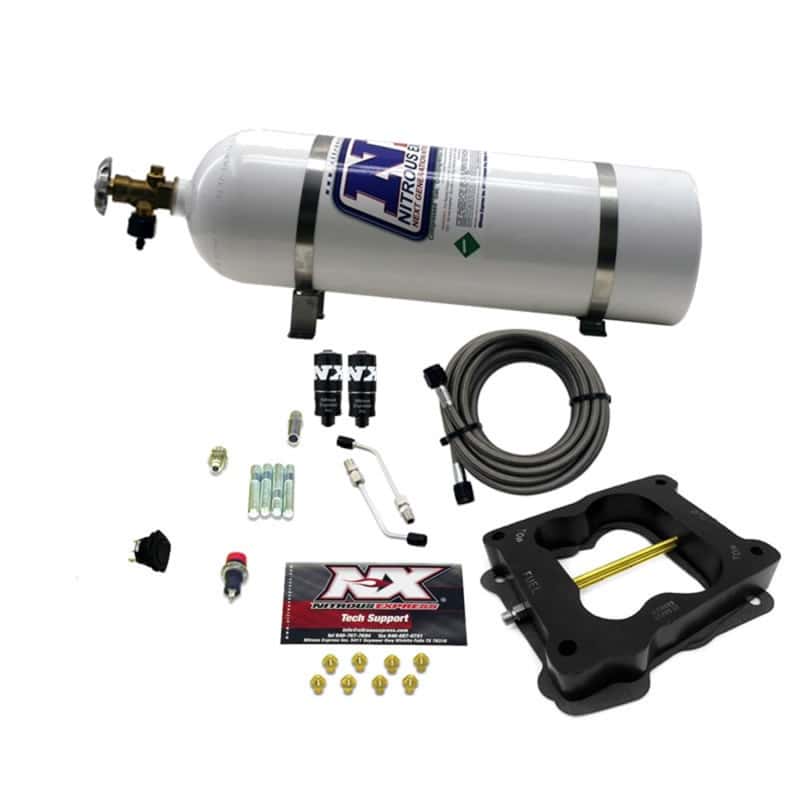 Nitrous Express — Nitrous Express Q-Jet/Holley Spread Bore Hitman Nitrous Kit (100-150-200HP) w/15lb Bottle
Injection System Kit
N2OSys - view 1