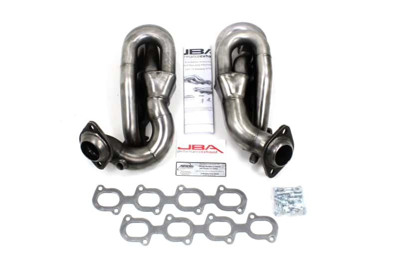 JBA — JBA 07-14 Ford GT500 5.4/5.8L 4V 1-5/8in Primary Raw 409SS Cat4Ward Header
Exhaust Header - view 1