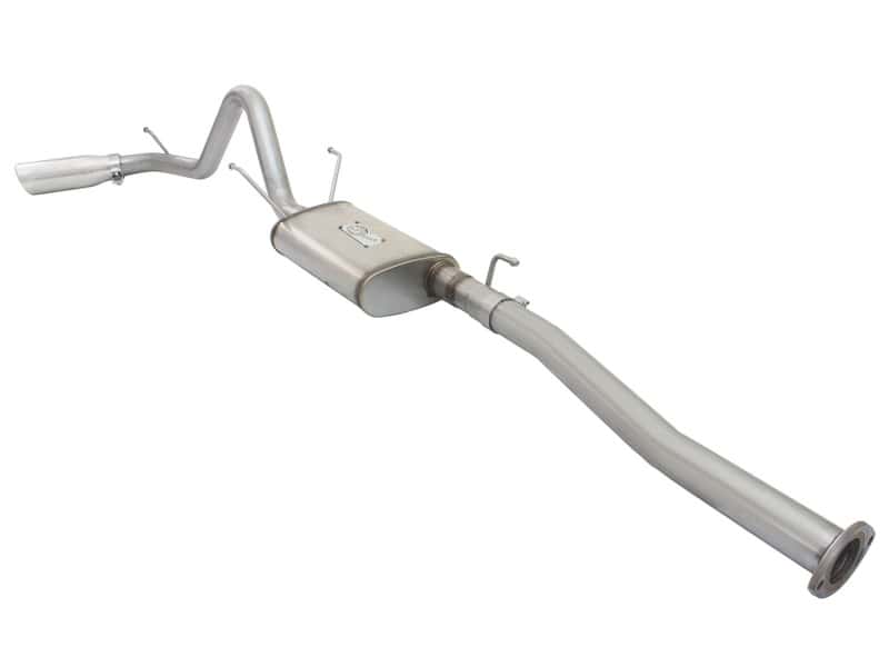aFe — aFe MACH Force XP 2.5in Cat-Back Stainless Steel Exhaust w/Polished Tip Toyota Tacoma 13-14 2.7L
Cat-Back Exhaust - view 3