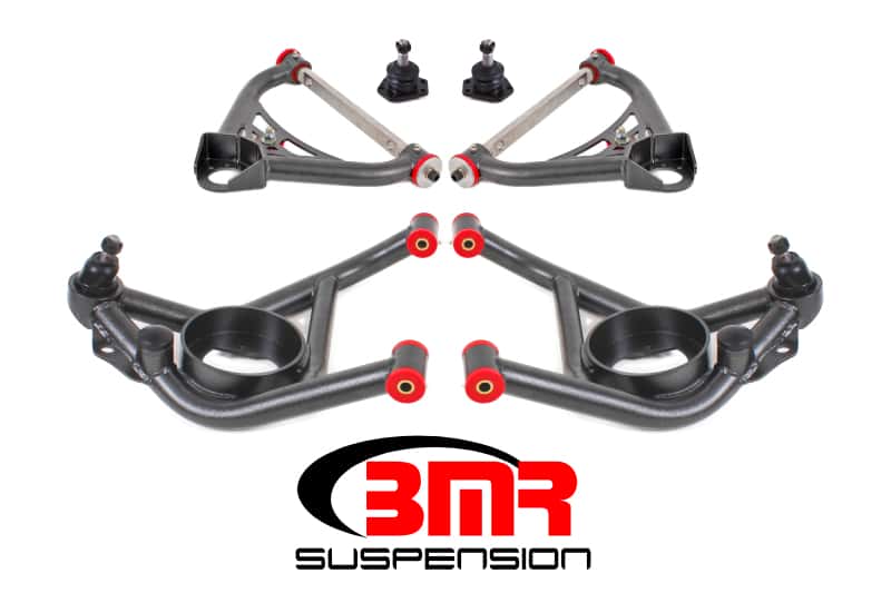 BMR Suspension — BMR 70-81 2nd Gen F-Body Upper And Lower A-Arm Kit - Black Hammertone
A-arm kit - view 1