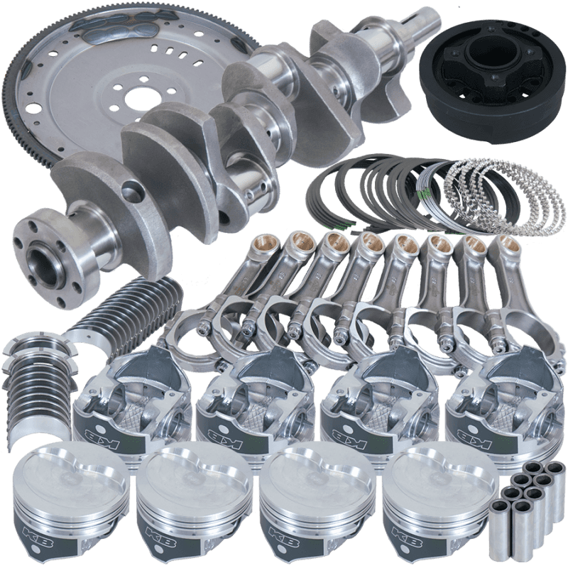 Eagle — Eagle Ford 302 V-Rib Belts 164 Tooth Flexplate Balanced Rotating Assembly 5.400in I-Beam +.030 Bore
Bal Str & Strip Assy - view 1