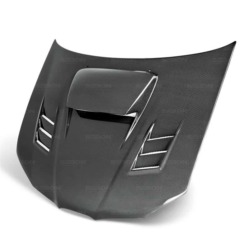 Seibon — Seibon 06-07 Subaru WRX/STi CWII Carbon Fiber Hood - view 12