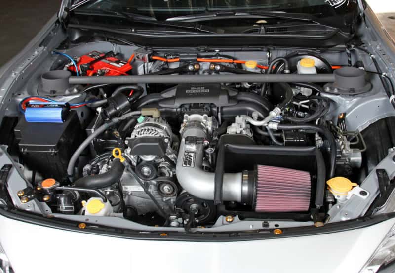 K&N Engineering — K&N 13 Subaru BRZ 2.0L / 13 Scion FR-S 2.0L Silver 69 Series Typhoon Intake
Performance Air Inta
Air Intake System - view 14
