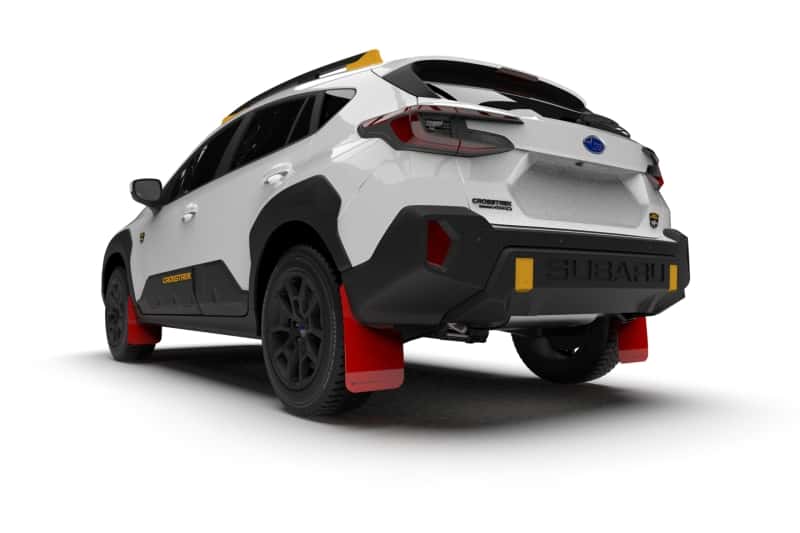 Rally Armor — Rally Armor 24-26 Subaru Crosstrek (Wilderness Only) Red UR Mud Flap W/White Logo - No Drilling Req
Mud Flap - view 3