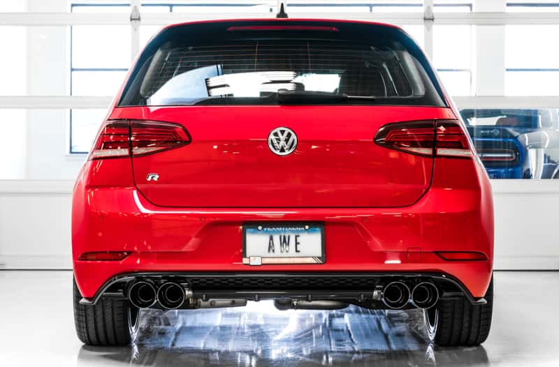 AWE Tuning — AWE Tuning MK7.5 Golf R SwitchPath Exhaust w/Diamond Black Tips 102mm
SwitchPath™ Exhaust - view 3