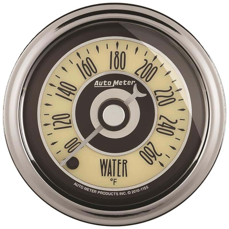 AutoMeter — Autometer Cruiser Ad 2-1/16in Full Sweep Electric 100-260 Deg F Water Temperature Gauge
GA 2" WTEMP STPR CAD - view 1