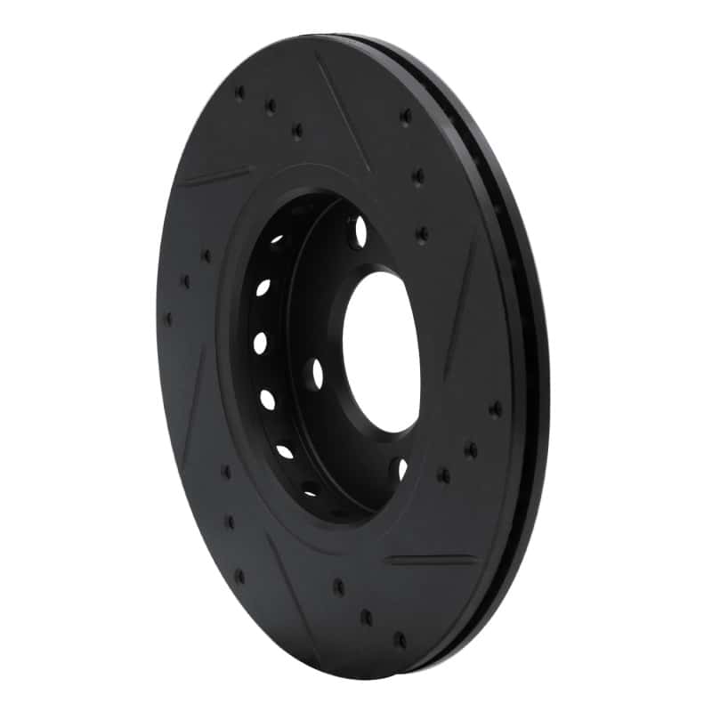 R1 Concepts — R1 09-17 Volkswagen SAVEIRO (Mexico) Front Left Drilled & Slotted Black Brake Rotor
R1 Brake Rotor Drill - view 4