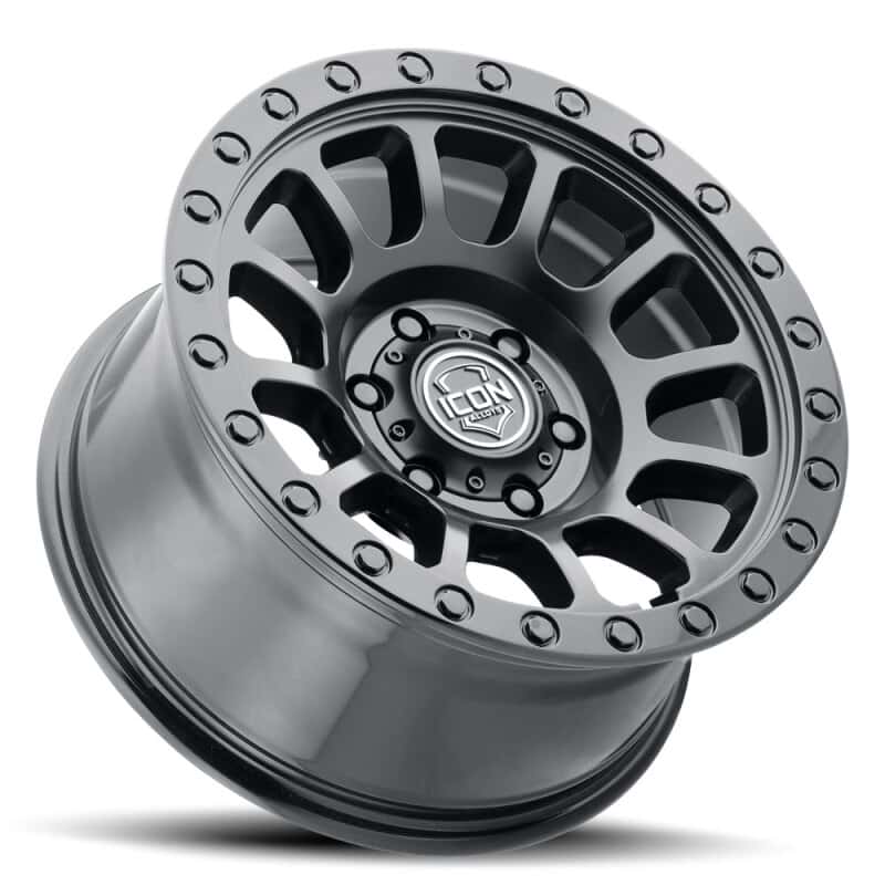 ICON — ICON Hulse 17 X 8.5 / 6 X 5.5 / 25mm Offset / 5.75in BS Double Black
HULSE WHEEL - view 5
