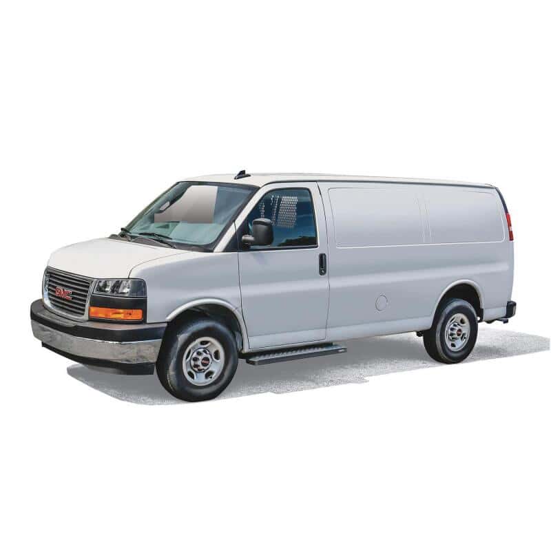 Westin — Westin Ford Transit Van 150/250/350 (46in Driver & 97in. Pass) Grate Steps Running Boards - Tex. Blk
Running Board - view 4