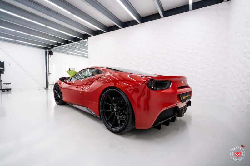 Vossen — Vossen x Novitec NF10 21x9in - 5x114.3 BP - ET35 - Gloss Black Ferrari 488 / F8 Front Wheel - view 3