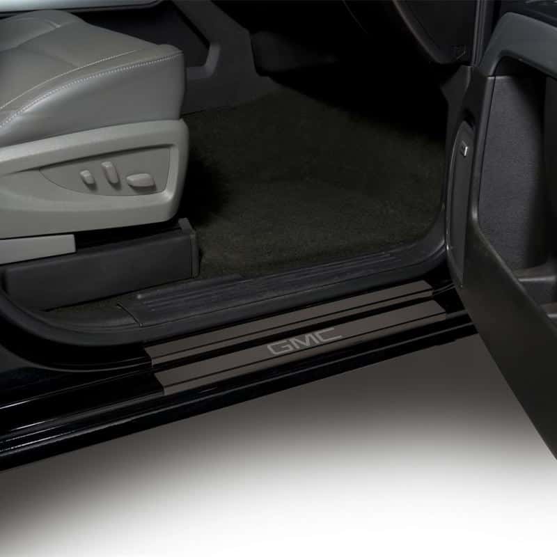 Putco — Putco 14-18 GMC Sierra LD - Double Cab w/ GMC Etching (8pcs) Black Platinum Door Sills
DoorSillProtSet - view 2