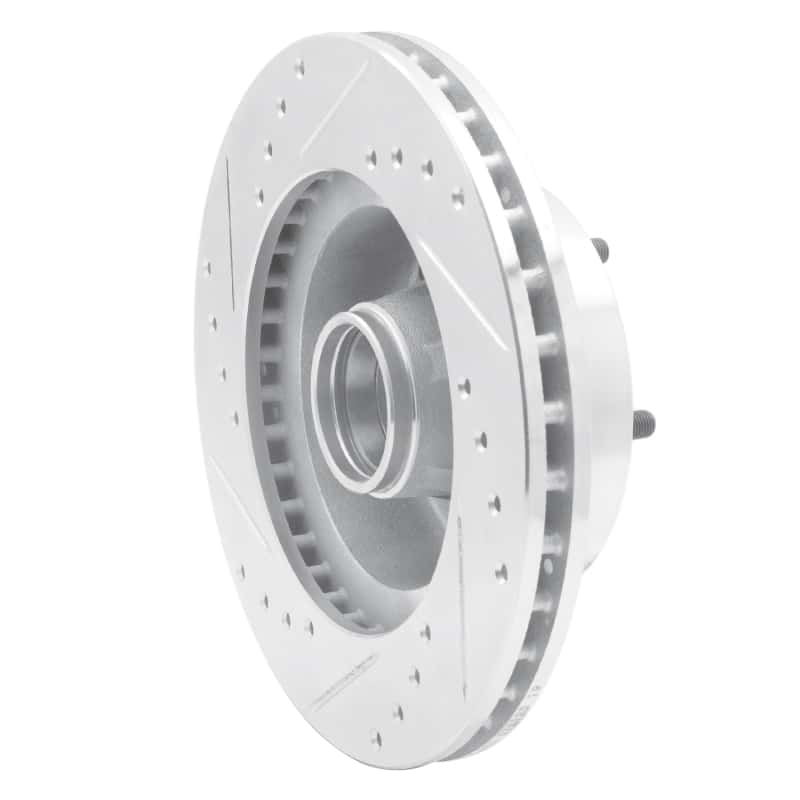R1 Concepts — R1 1967-1974 Buick GS 400 Front Right Drilled & Slotted Silver Brake Rotor
R1 Brake Rotor Drill - view 4