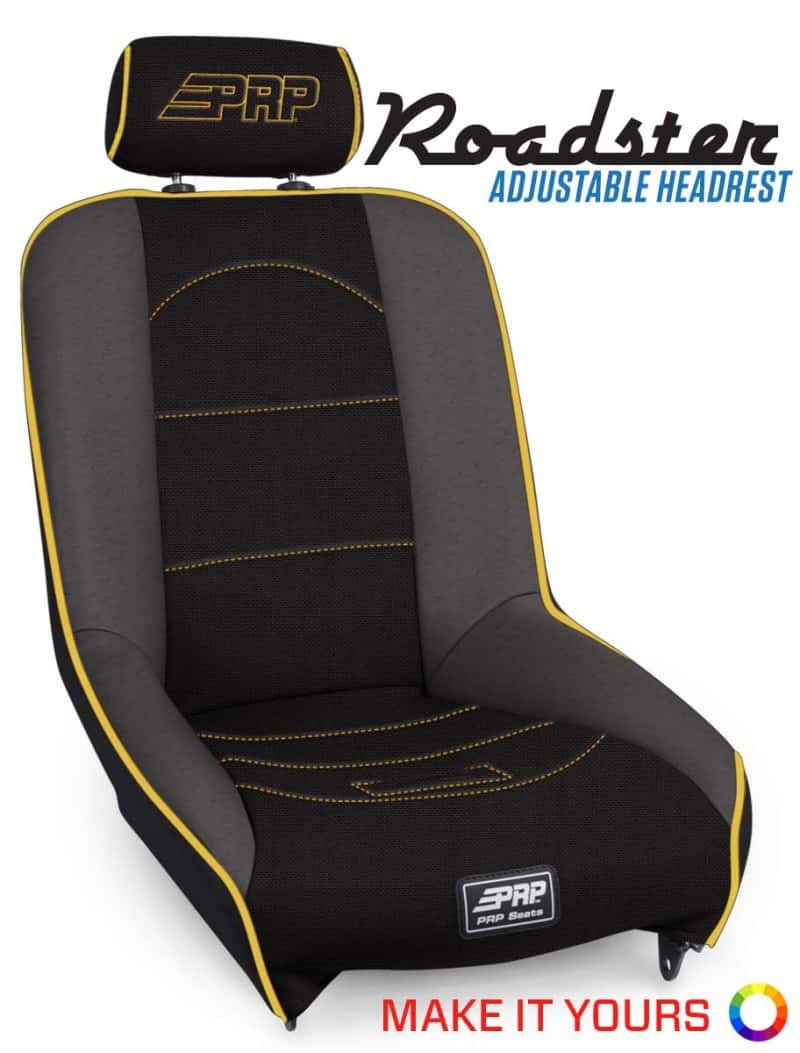 PRP Seats — PRP Roadster Low Back Suspension Seat - view 1