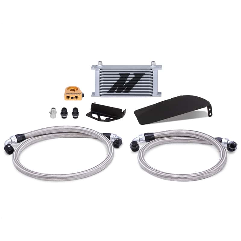 Mishimoto — Mishimoto 2017+ Honda Civic Type R Direct Fit Oil Cooler Kit - Silver - view 1