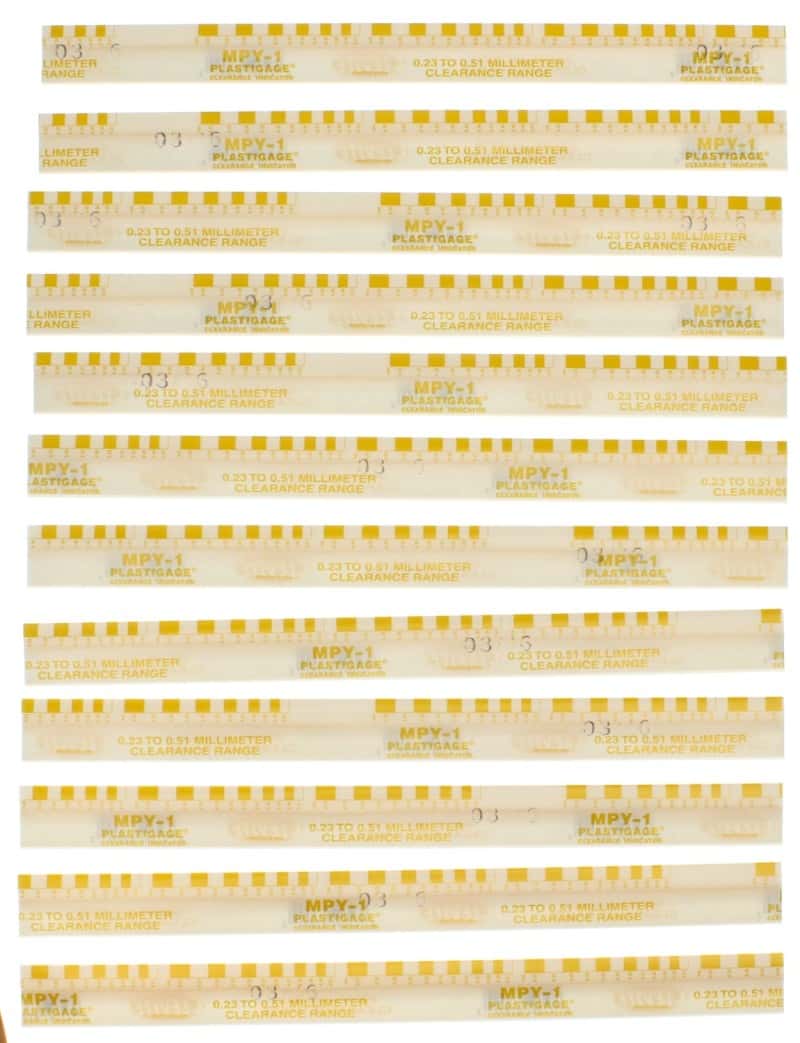 Clevite — Clevite Plastigage Yellow Plastigage - 12 Pack - view 1