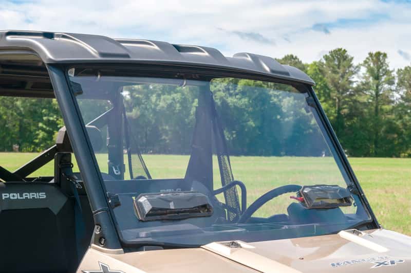 Seizmik — Seizmik 15-23 Polaris Ranger 500/ 570/ EV Mid-Size Pro-fit Tool-Less Windshield Vented HC - view 2
