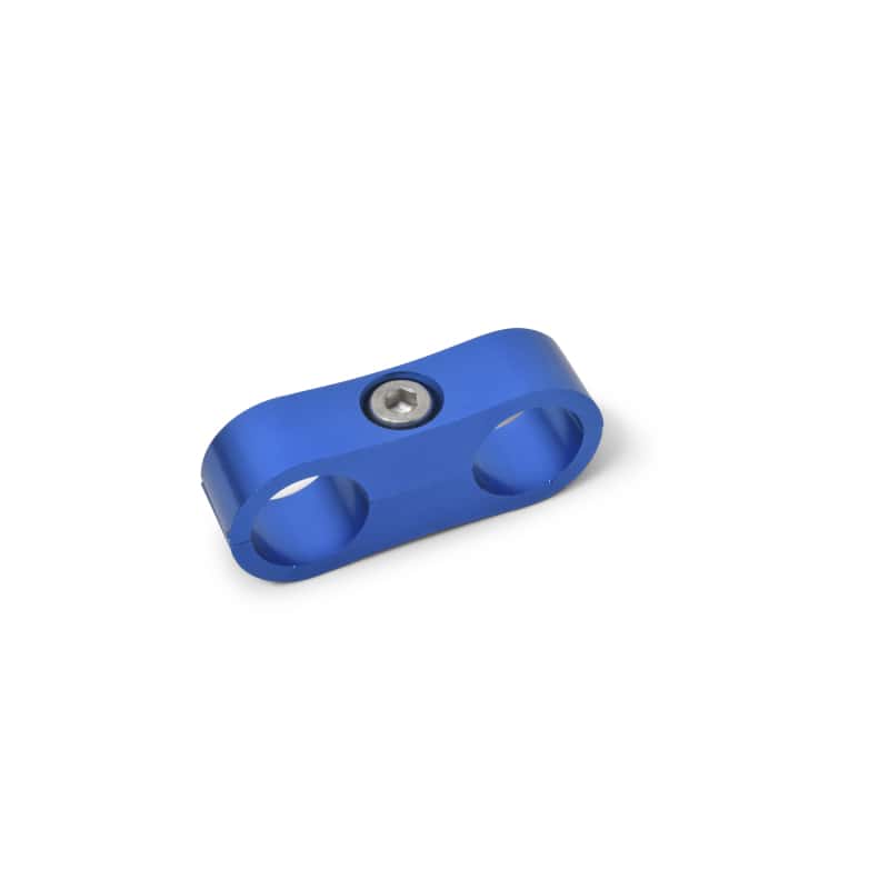 Russell — Russell Hose Separator For -12 Braided Hose Blue Anodize (2 Pack) - view 3