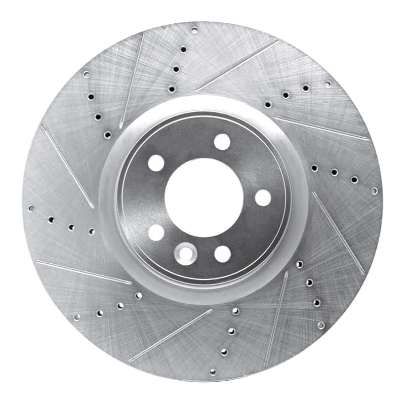R1 Concepts — R1 10-17 Land Rover Range Rover Front Left Drilled & Slotted Silver Brake Rotor
R1 Brake Rotor Drill - view 1