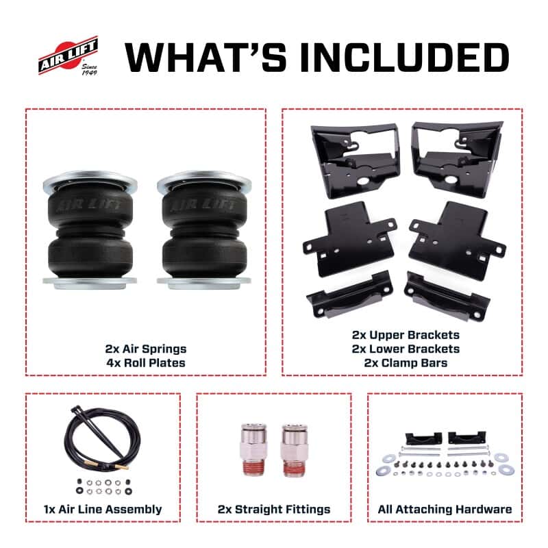 Air Lift — Air Lift LoadLifter 5000 Air Spring Kit for 23-25 Toyota Sequoia 4WD
Load-leveling kit - view 13