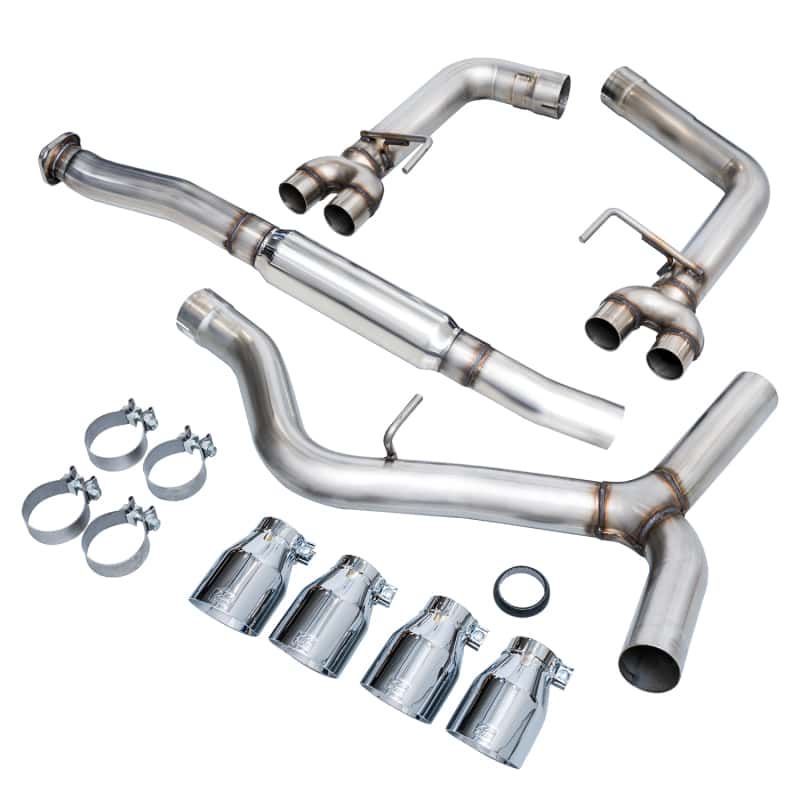AWE Tuning — AWE Tuning Subaru WRX/STI VA/GV Sedan Track Edition Exhaust - Chrome Silver Tips (102mm)
Track Exhaust - view 3