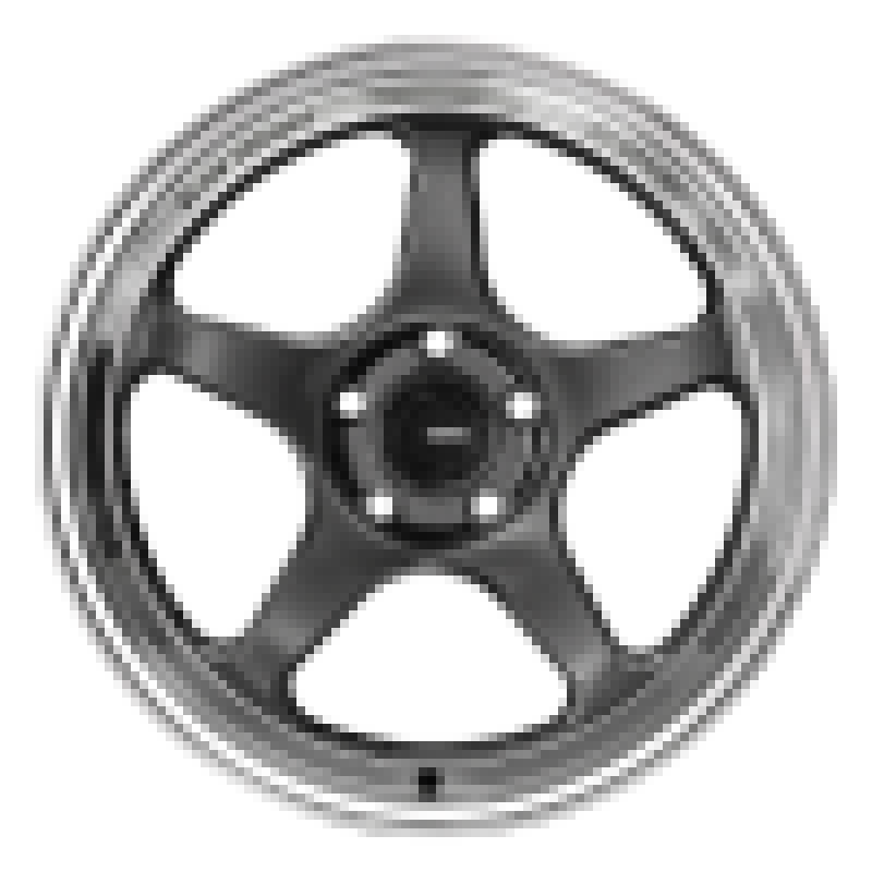 Konig — Konig Hyperspec 15x8 4x100 ET35 Anthracite Metallic Wheel w/ Mirror Machined Lip (Knurled Bead) - view 2