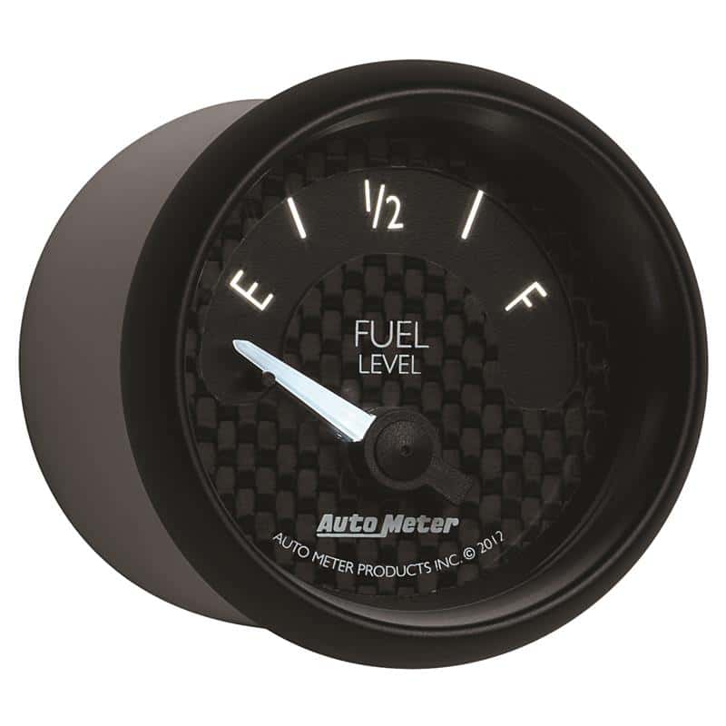 AutoMeter — Autometer GT Series 52mm Short Sweep Electronic 240-33 ohms Fuel Level (For use w/ 3262)
2-1/16" FUEL LEVEL, - view 6