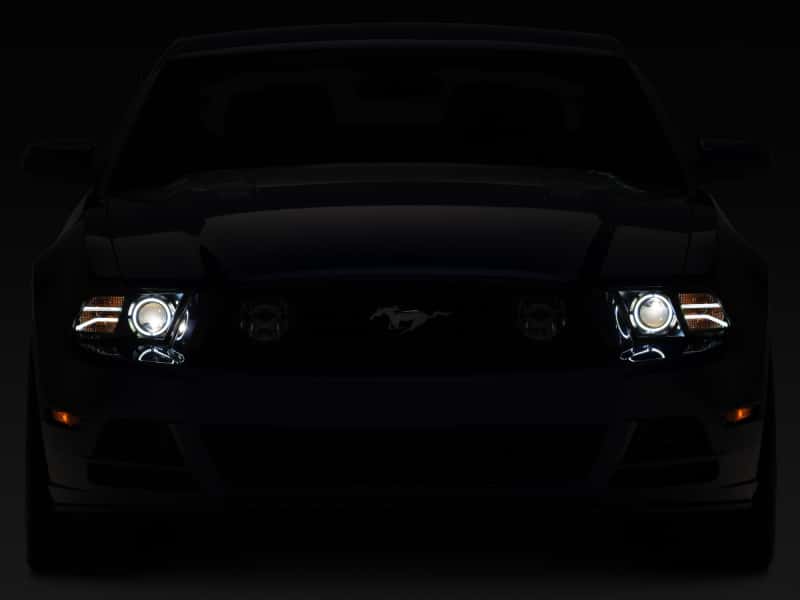 Raxiom — Raxiom 13-14 Ford Mustang LED Halo Projector Headlights- Black Housing (Clear Lens)
Headlights - view 7