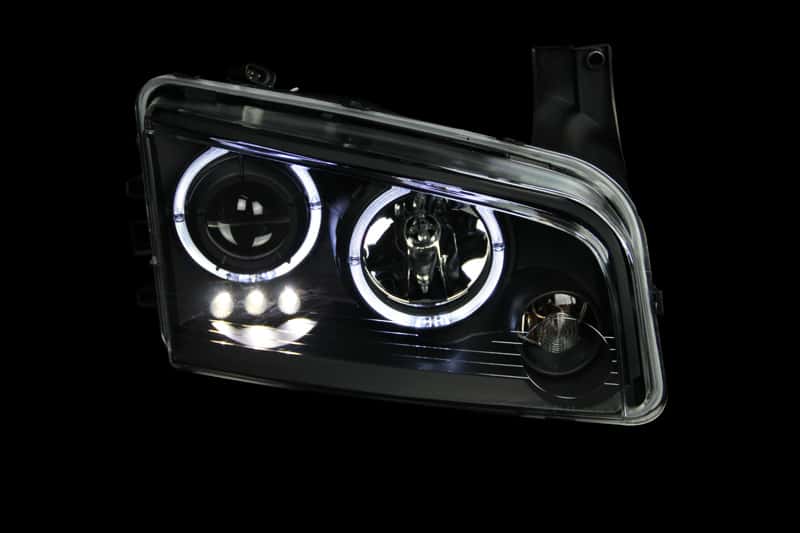 ANZO — ANZO 2006-2010 Dodge Charger Projector Headlights w/ Halo Black
Head Light Set
HdLtSet - view 5