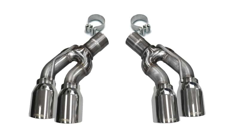 CORSA Performance — Corsa 2016-2019 Cadillac CTS-V 2.75in Inlet / 4.0in Outlet Polished Tip Kit (For Corsa Exhaust Only)
Exhaust - view 1