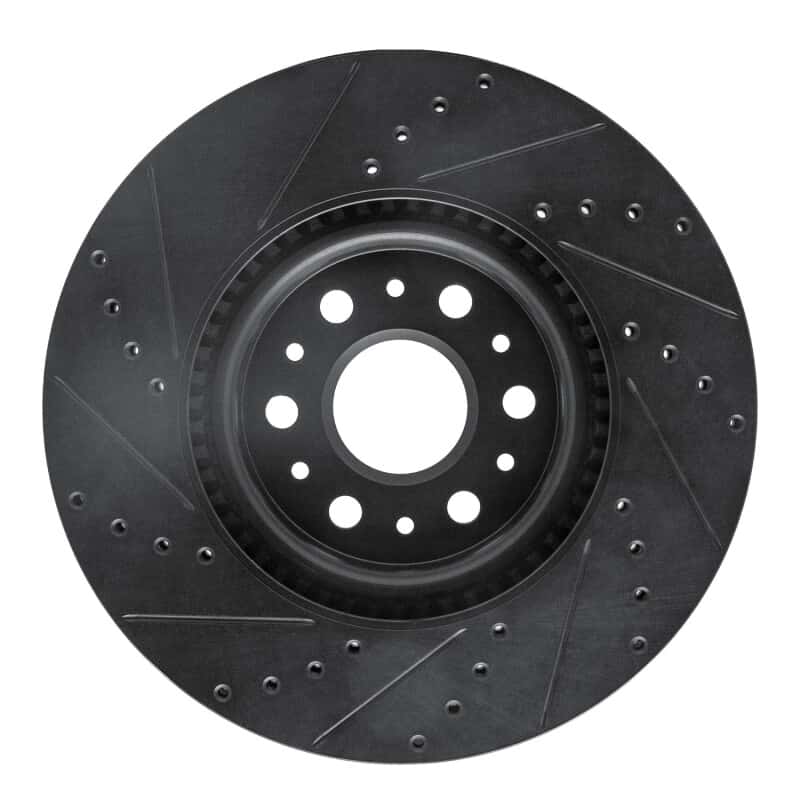 R1 Concepts — R1 2017-2025 Buick Enclave Front Right Drilled & Slotted Black Brake Rotor
R1 Brake Rotor Drill - view 5