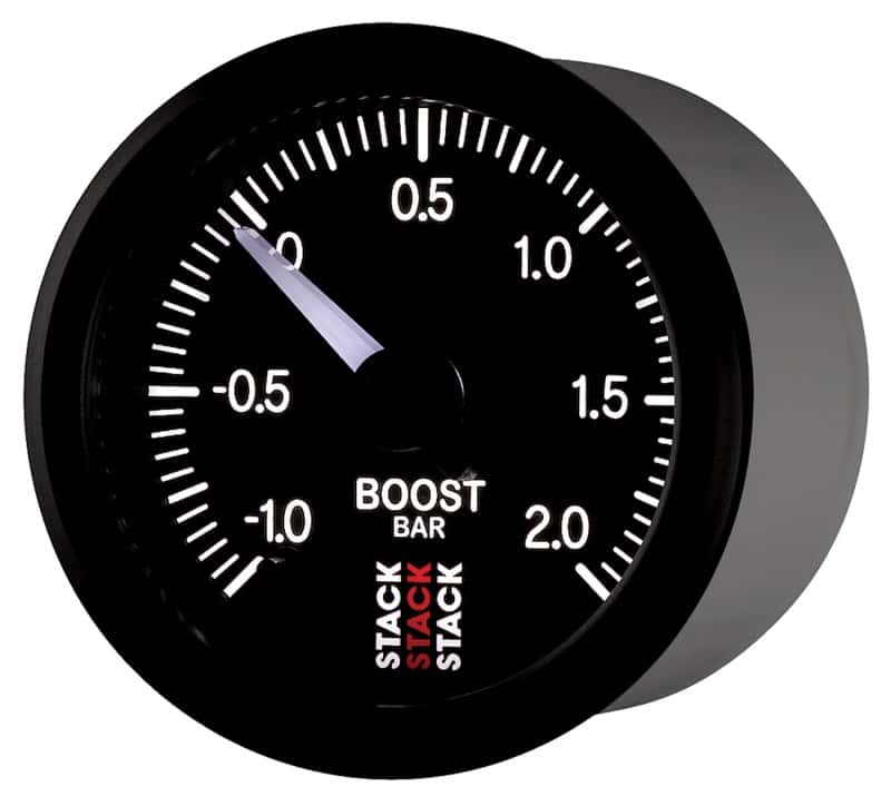 AutoMeter — Autometer Stack 52mm -1 to +2 Bar (Incl T-Fitting) Pro Stepper Motor Boost Pressure Gauge - Black
Ga Bst Stpr Blk 2Bar - view 3